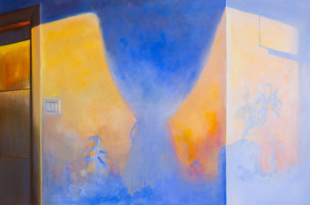 “Odlazak”
Ulje na platnu, 100x150 cm, Belgrade Legacy Ball, 2026.
Način na koji slikam i motivi koje koristim, imaju
ulogu da privuku pažnju gledaoca. Želim da
naučim druge kako da posmatraju i uoče lepotu
u najjednostavnijim momentima i na taj način
da podelim svoje iskustvo i viziju sa drugima.
Barbara Subotić